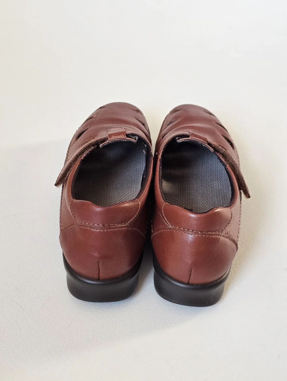 SAS Roamer Chestnut Leather Mary Jane Comfort Walking Shoes Women's US 9M USA
